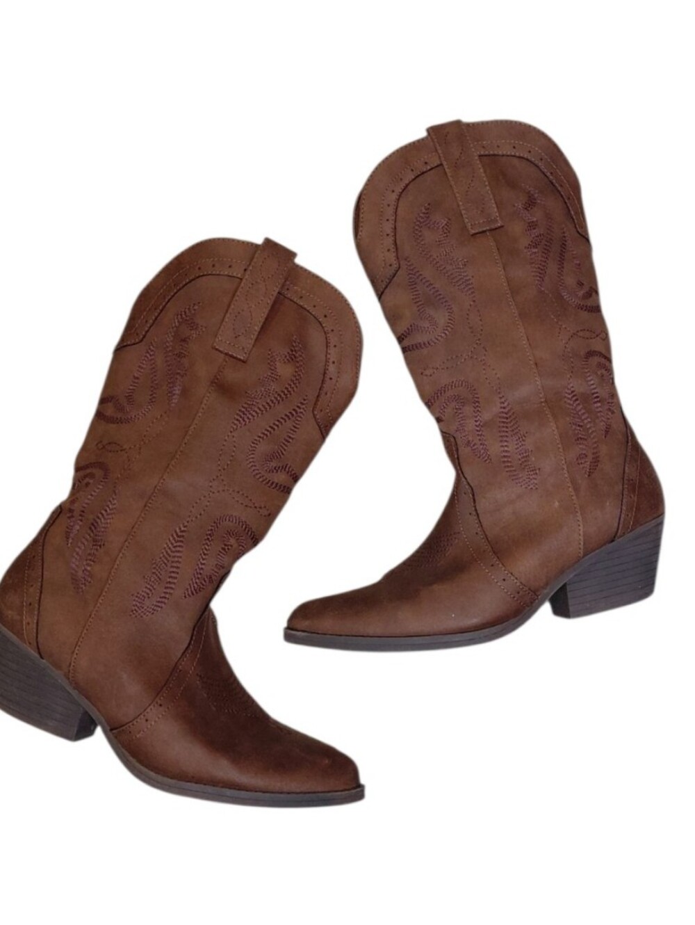 Sugar Tammy Brown Western Heeled Women's Cowboy Boots Size 9.5